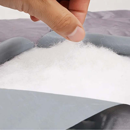 Winter magnetic thermal insulated door curtain