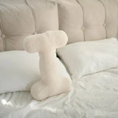 Custom Letter Decor plush cushions