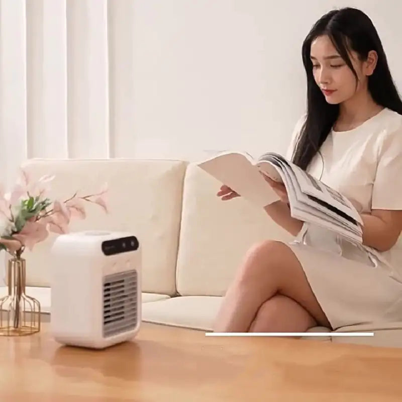 Compact 3-in-1 Air Cooler | Mini AC for All Spaces | Quick Cooling & Humidifying