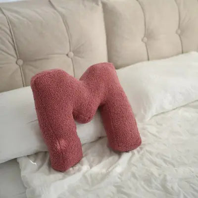 Custom Letter Decor plush cushions