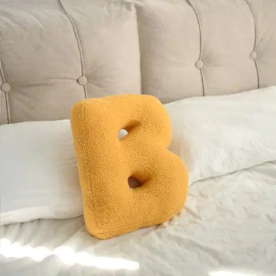 Custom Letter Decor plush cushions