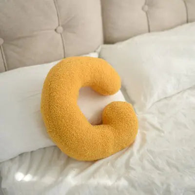 Custom Letter Decor plush cushions