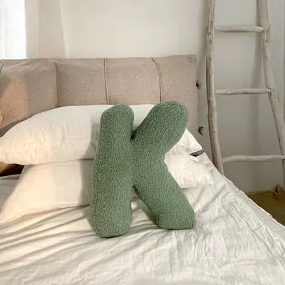 Custom Letter Decor plush cushions