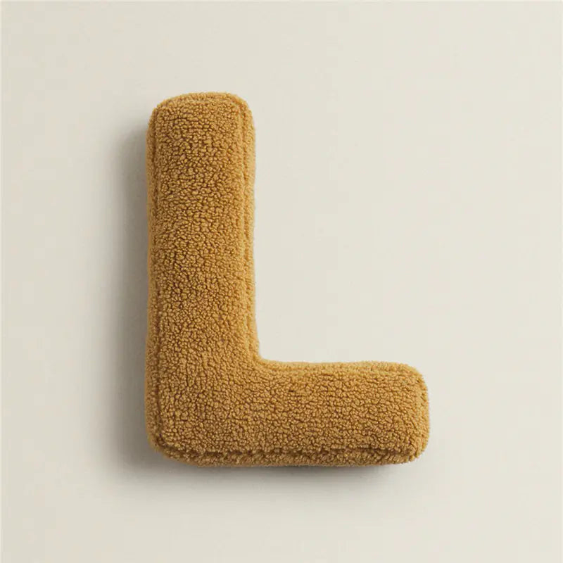 Custom Letter Decor plush cushions