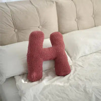 Custom Letter Decor plush cushions