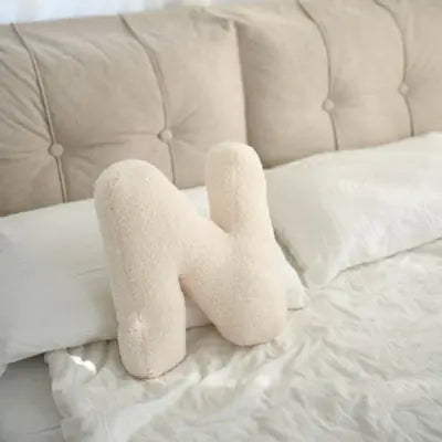 Custom Letter Decor plush cushions