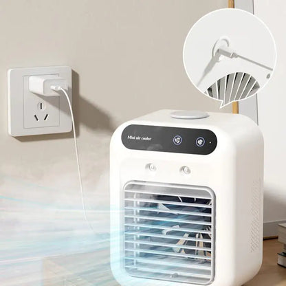 Compact 3-in-1 Air Cooler | Mini AC for All Spaces | Quick Cooling & Humidifying